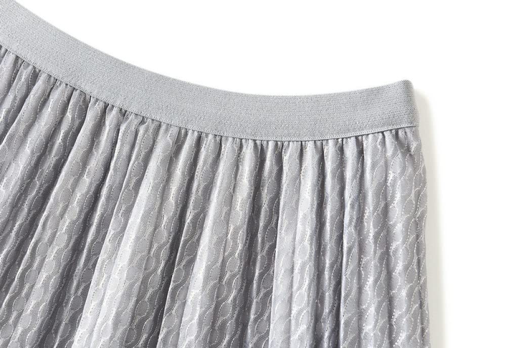 Gonne Da Donna,Gonna Longuette Da Donna Gonna A Pieghe In Tulle Elastico A Vita Alta Sfumata Blu Gonna A Pieghe In Tulle A-Line Altalena Increspato Moda A Strati Semplici Gonne Lunghe Per Ragazze Si