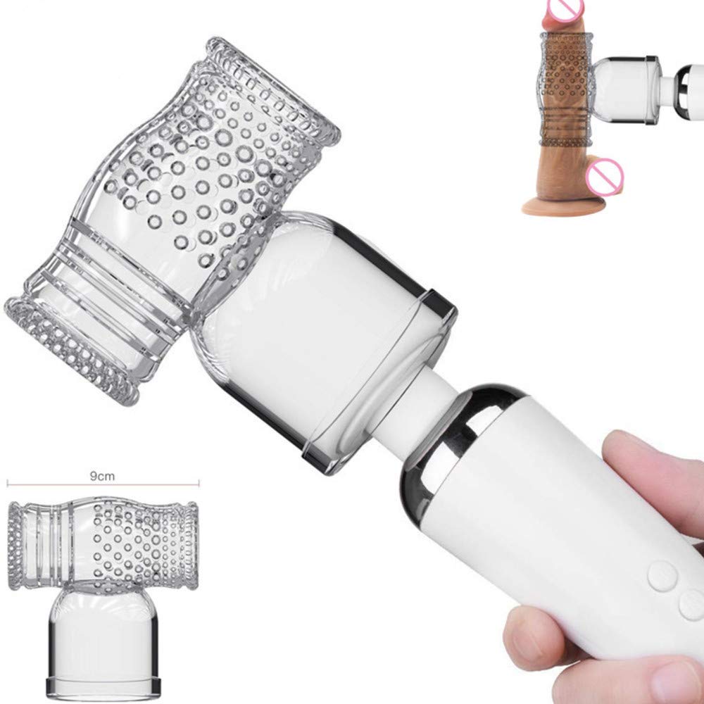 New Massage Magic Wand Attachments Massager Accessories Silicone Headgear Medium Size Funny for Men's Gift