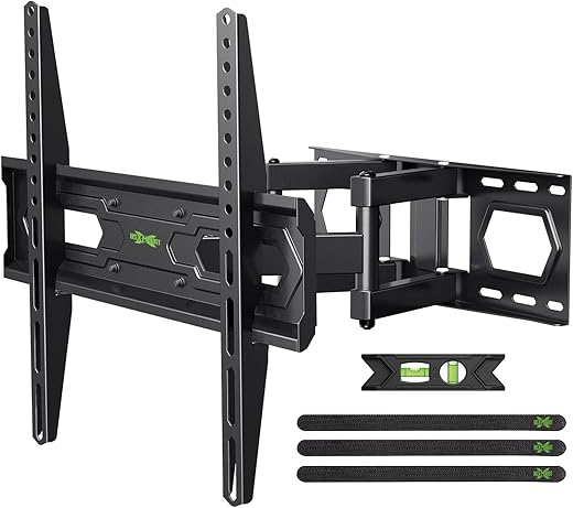 USX MOUNT Full Motion TV Wall Mount with Height Setting for Most 32-65 inch Flat Screen/LED/4K TVs, Swivel/Tilt TV Mount...