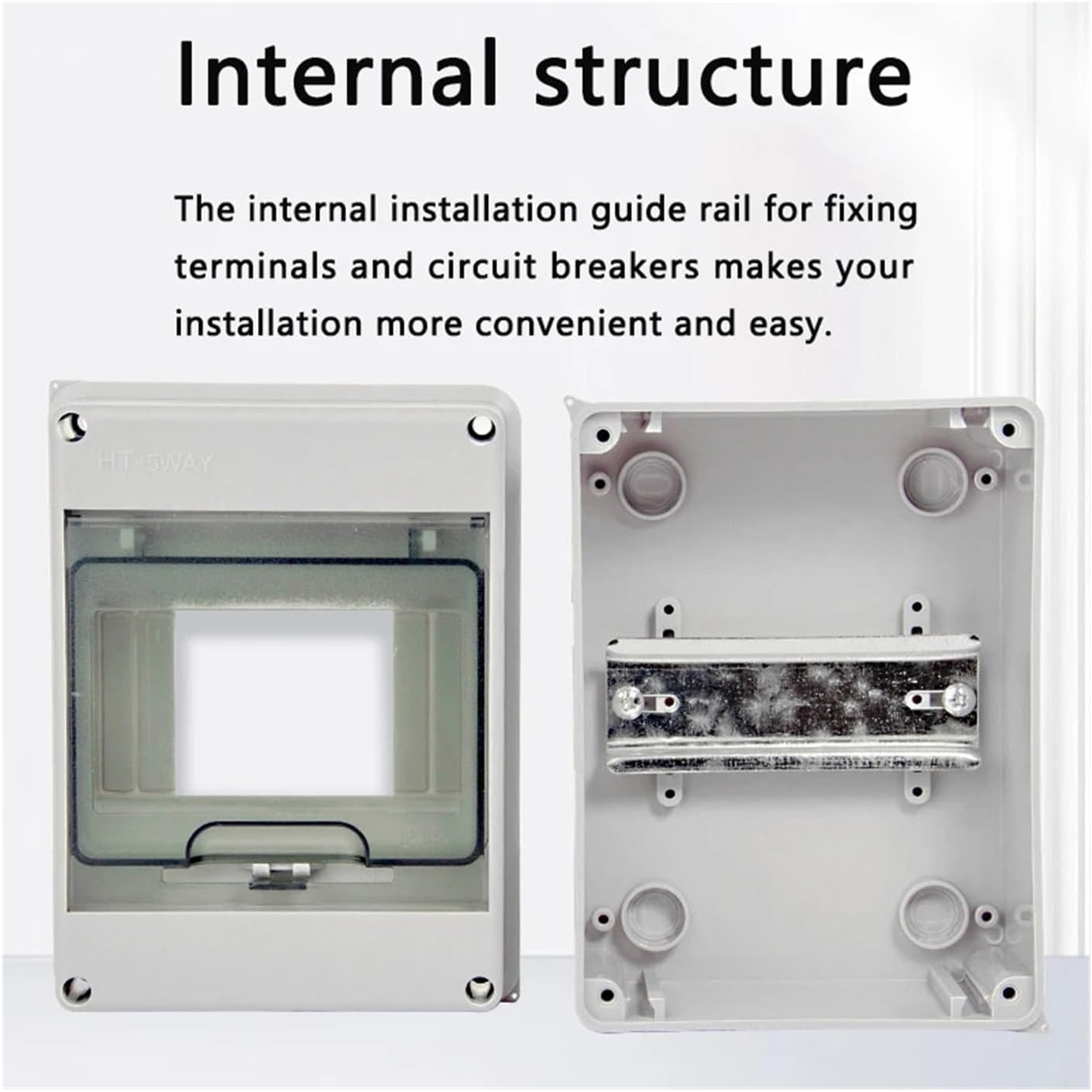 ジャンクションボックス IP65 HT-5/8/12/15/18/24 プラスチックボックス パネル設置ボックス 屋外用ジャンクショ