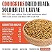 COOHGRUBS Dried Black Soldier Fly Larvae 10 LB + Dried Mealworms 2 LB Bundle, 100% Natural Protein & Calcium Treat for Chickens, Ducks & Wild Birds, 12 LB Total (Pack of 2)