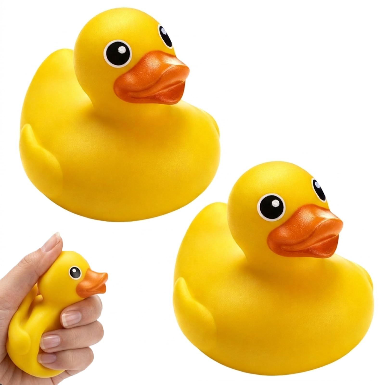 Duck Squishy, Fidgets, 2 Pcs Slow Rising Squishies for Adults and Office Workers, Cute Fidgets Squishy for Stress Relief and Anxiety Management, Party Bag Fillers for Aged 15 and Above