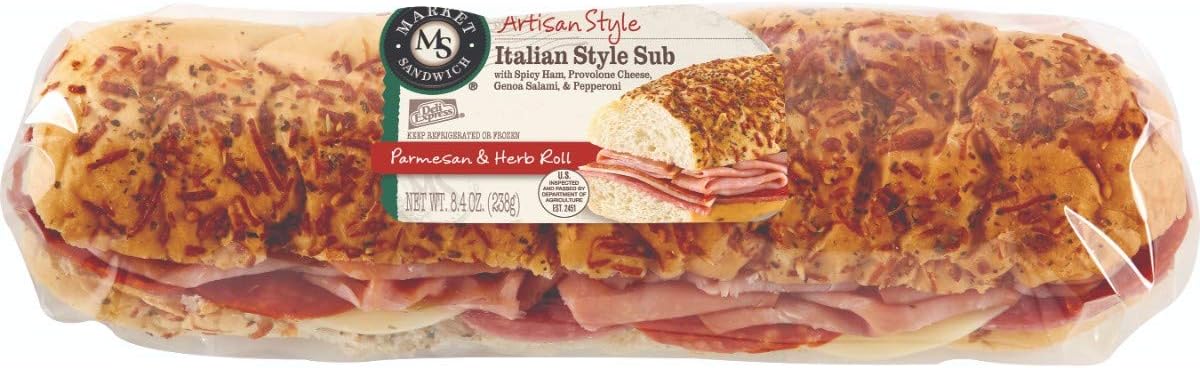 Deli Express Artisan Italian Sub, 8.4 oz., (8 per case)