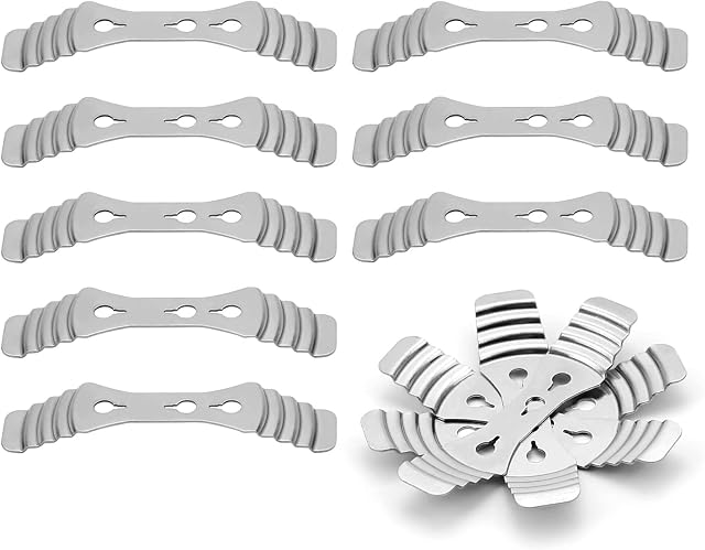 12 Pcs Stainless Steel Candle Wick Holder Clip Centering Device, 3 Hole Candle Making Tool, Hold Wicks Upright in Place for Handmade DIY Candles, Silver