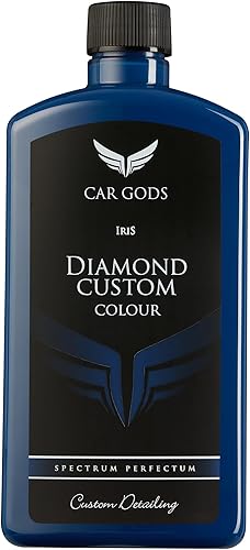 Car Gods Iris - Restaurador de color azul oscuro 3 en 1 de cera pulida y removedor de arañazos, 16 colores disponibles, 17 onzas líquidas