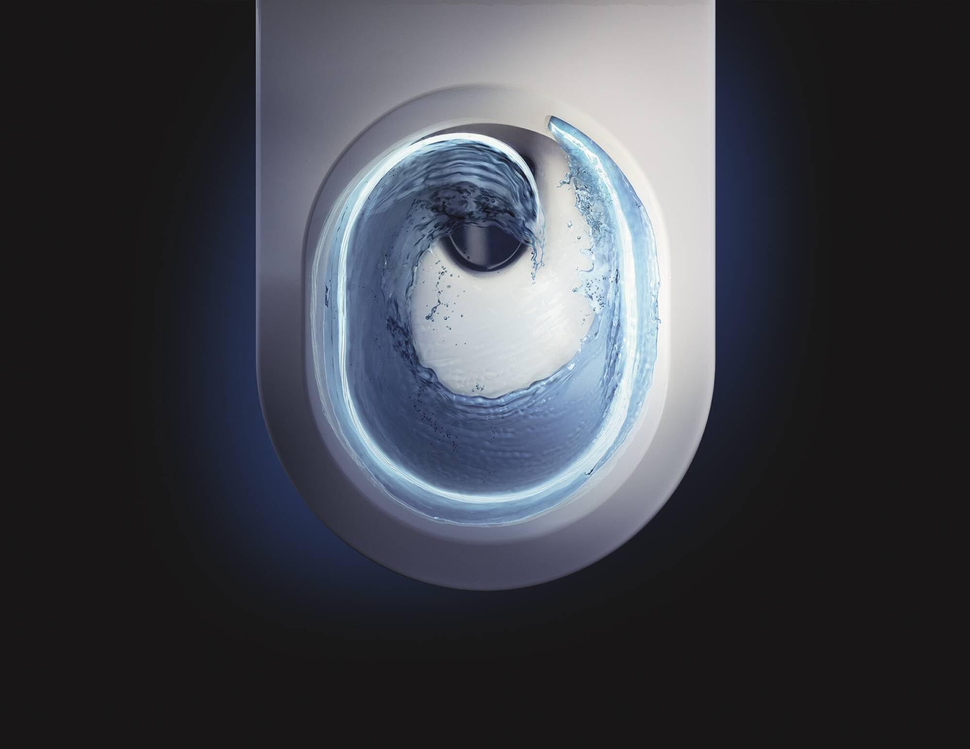 WC suspendu sans bride VILLEROY ET BOCH Architectura Twistflush rond avec abattant