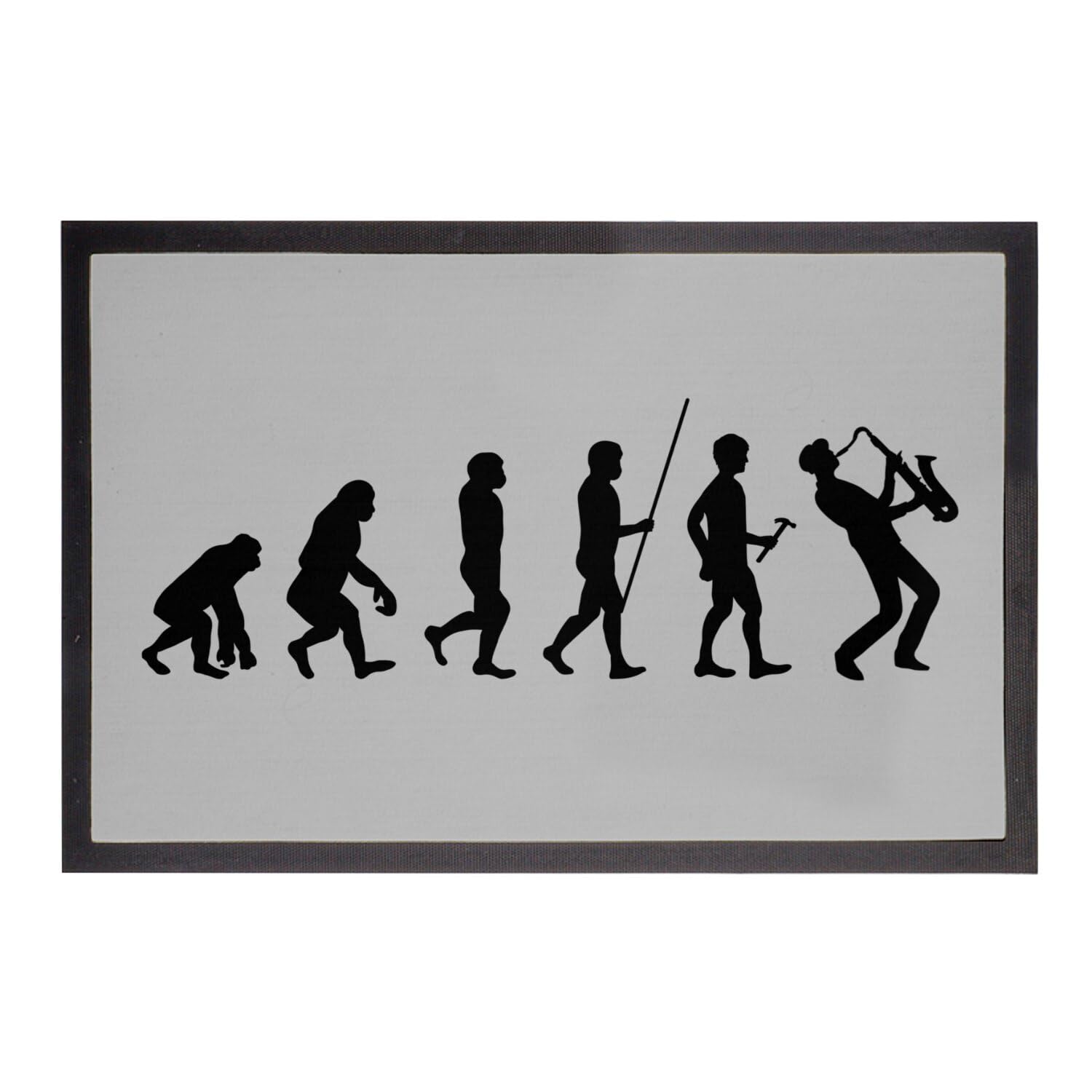 Paillasson saxophone jazz musique tapis déco pour entrée mélomane