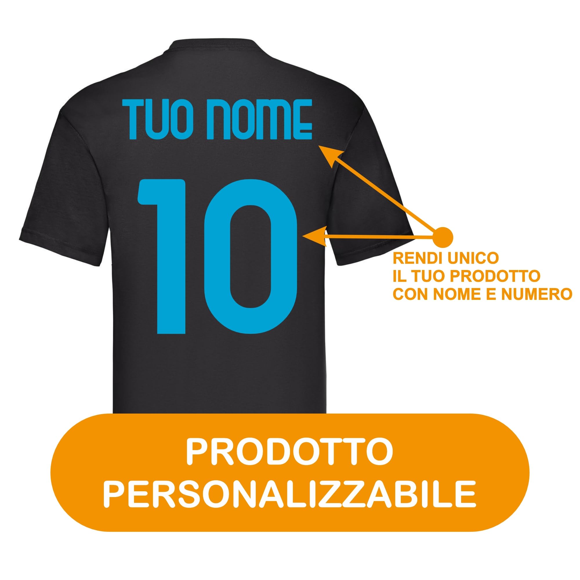 t-Shirt Napoli Tifosi Ultras Calcio Sport dalla S alla 3XL e 4 Colori Disponibili