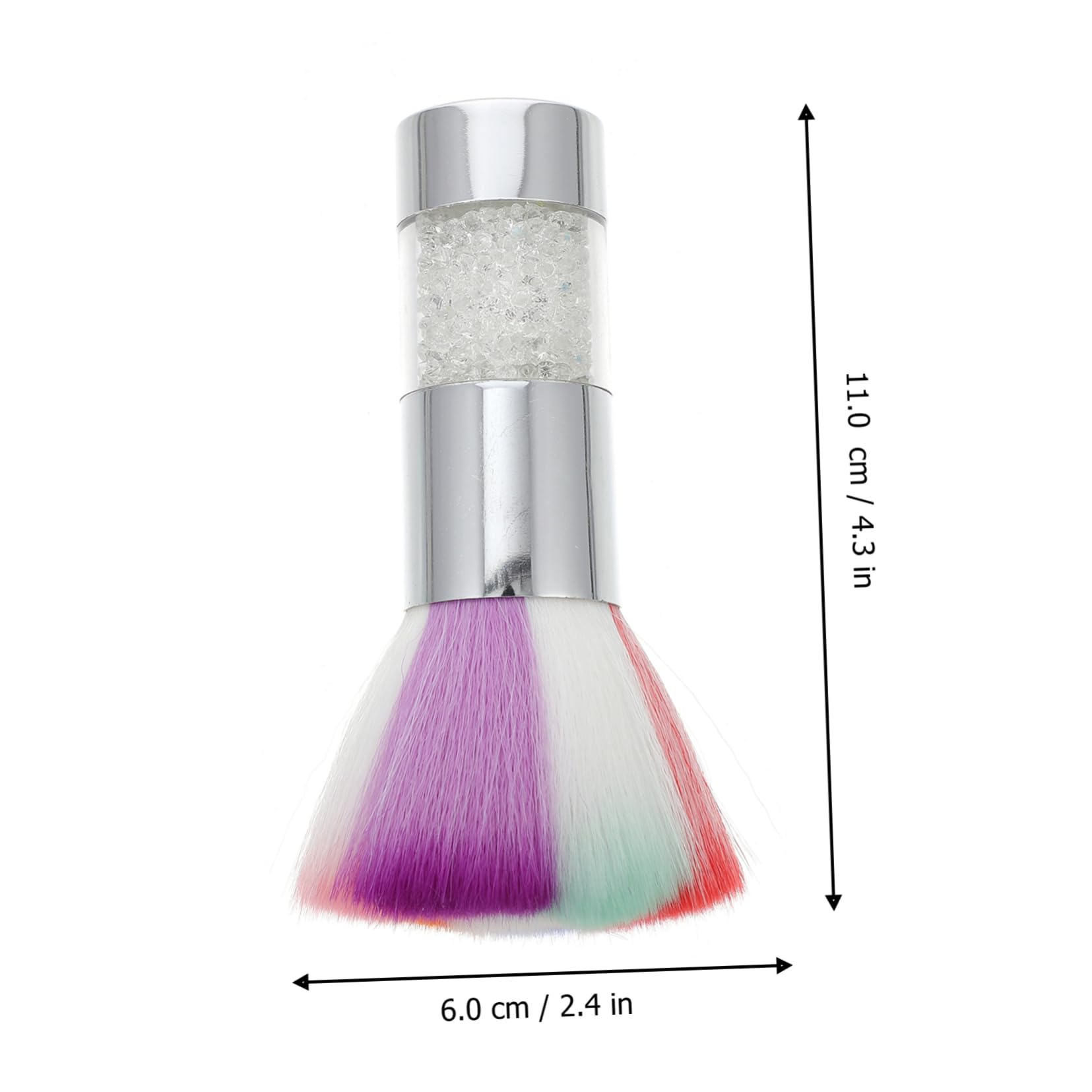 FRCOLOR 3 Cepillos Para Quitar El Polvo De Las Uñas Cepillo Para Limpiar El Polvo De Las Uñas Cepillo Para Limpiar El Esmalte De Gel Cepillo Para Manicura Mango Cómodo.