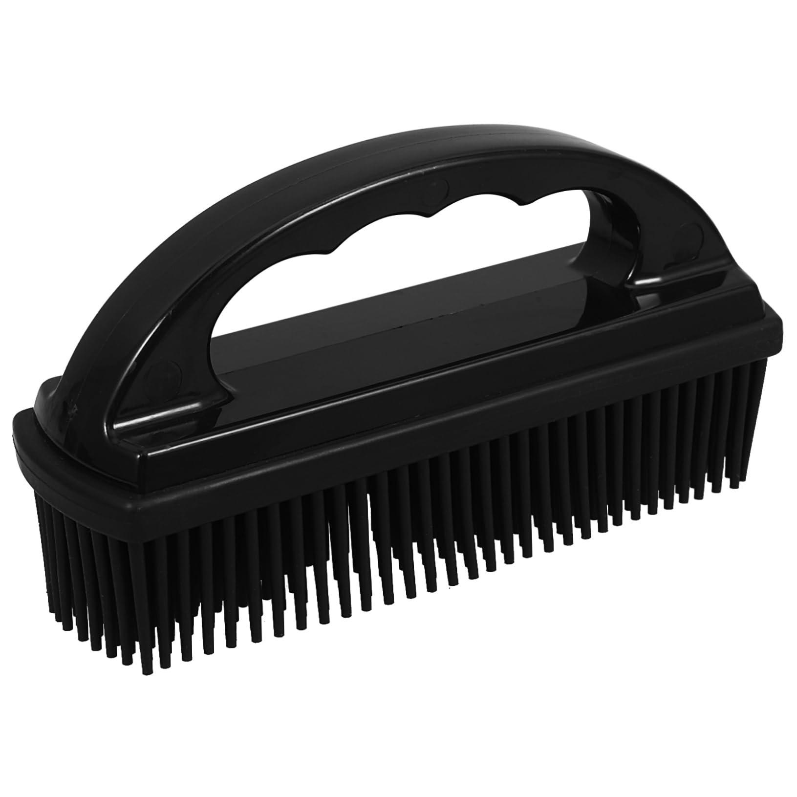 WOFASHPURET Efficient Black Silicone Brush Pet Hair Removal for Car Home Hair Brush for Cleaning