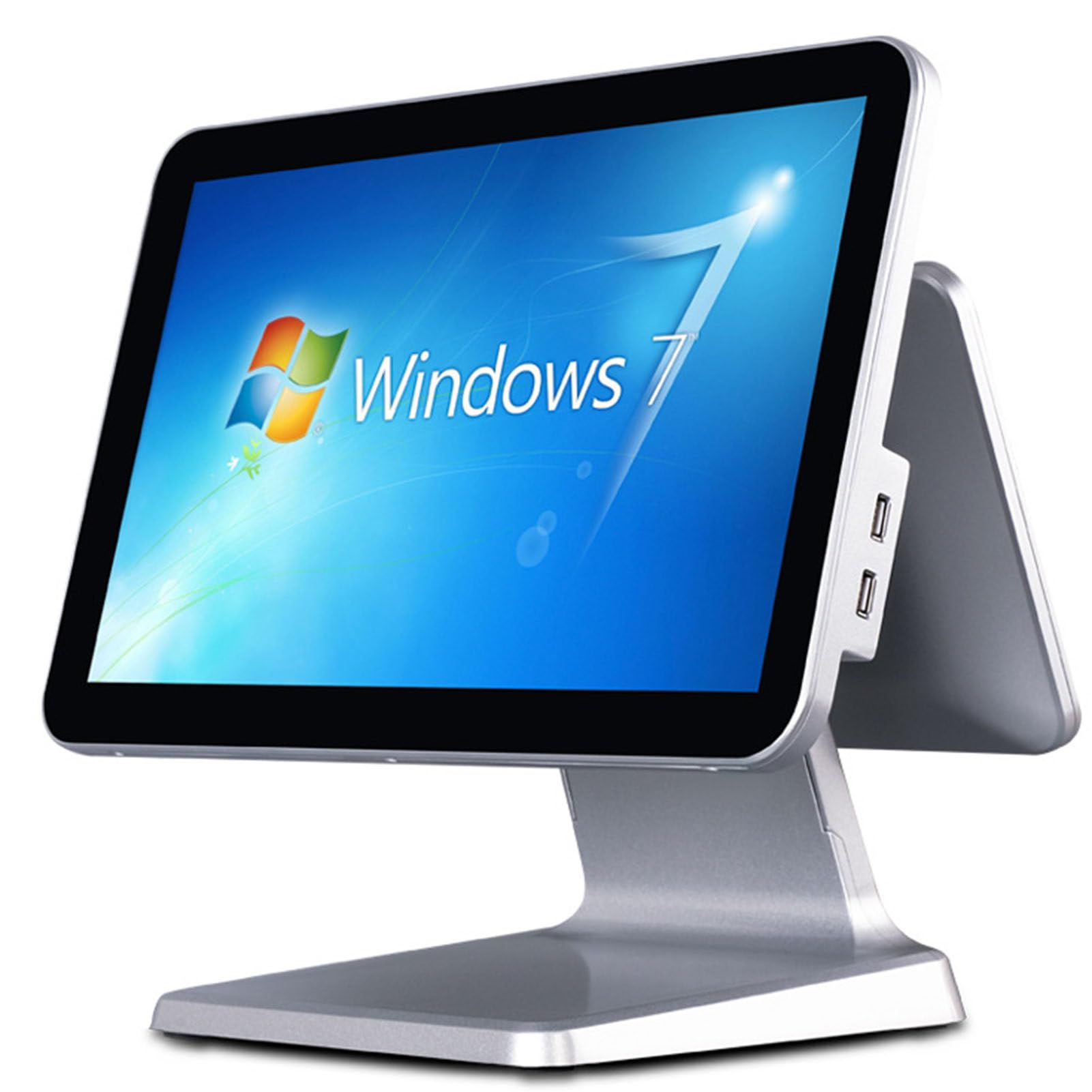 Registratore Cassa Negozio,Schermo Touch Pos e Display Cliente HD, 15,6 Pollici Registratore di Cassa per Minimarket,Centri Commerciali,Supermercati,Negozi Di Abbigliamento,Ristoranti,Caffè,White