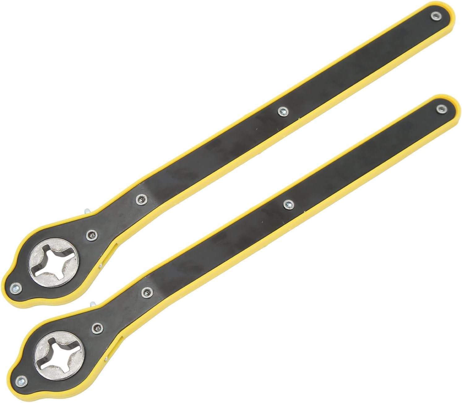 Pair 13.4in Car Jack Ratchet Wrench Labor Saving Tire Wheel Lug Wrench Repair Tool for Cars SUVs Trucks