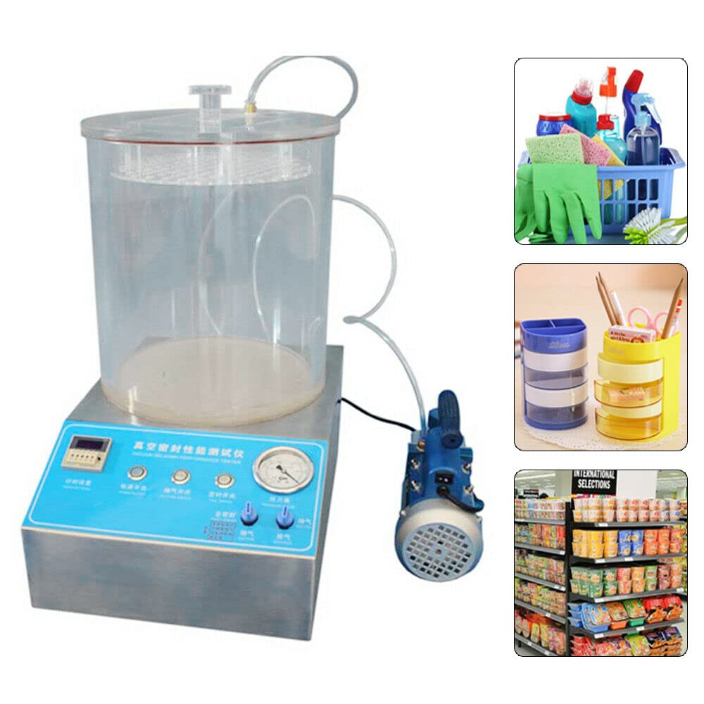 Test Tank Vacuum Sealing Performance Tester for Food Packaging Bags Bottles Cans