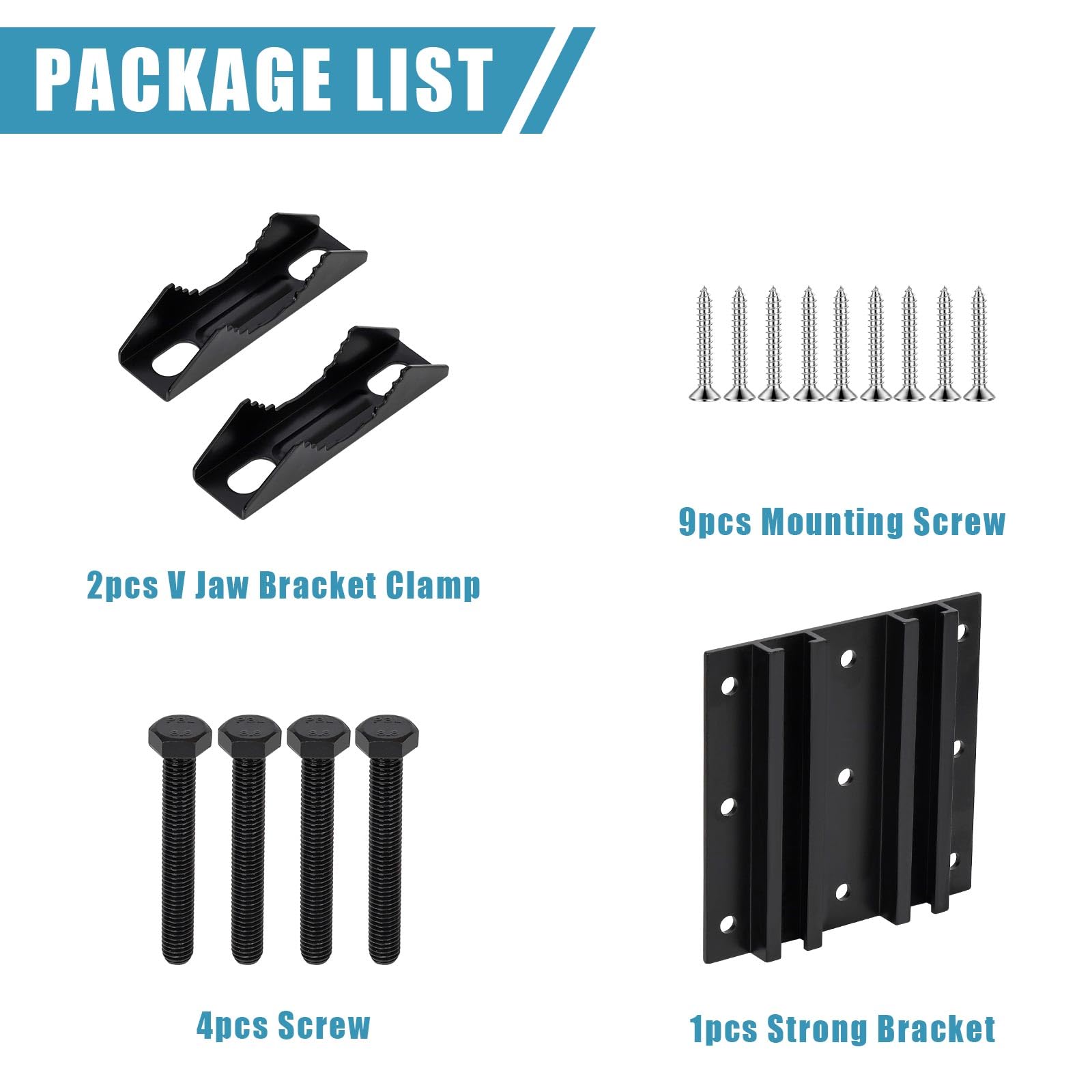 Soporte de tubo de metal ajustable (1, grande)
