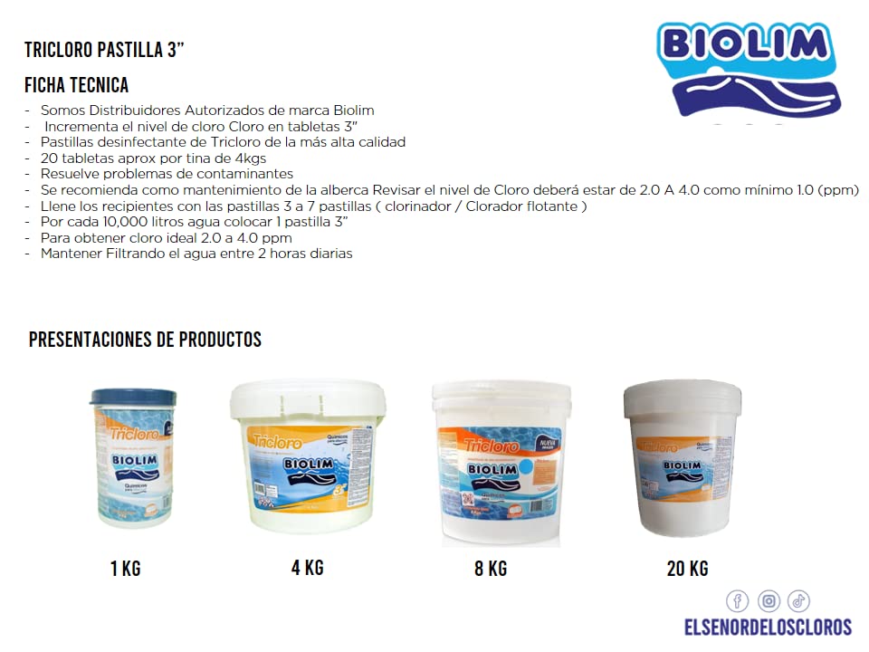 Encuentra reviews de Cloro alberca los diez mejores. 14 Imagen adicional