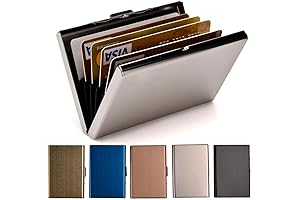 RFID Blocking Credit Card Case with Stainless Steel Construction