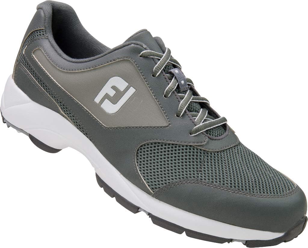 FootJoy Athletics Spikeless Golf Shoes - Grey - 10.5 Medium