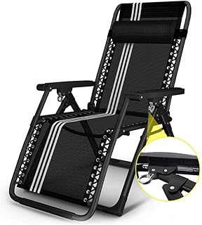 Conjuntos de móveis de jardim, espreguiçadeiras de acampamento, cadeiras de jardim, cadeiras dobráveis de gravidade, reclinável, à prova d'água, espreguiçadeiras de metal para escritório ao ar livre, belas paisagens