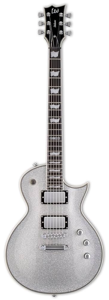 Amazon | ESP LTD EC-1000 SSP Silver Sparkle EMG エレキギター