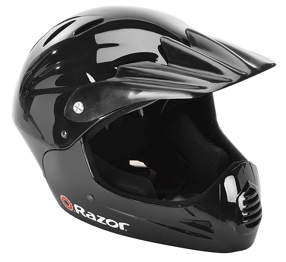 Photo 1 of * used * 
Razor Full Face Youth Helmet Black