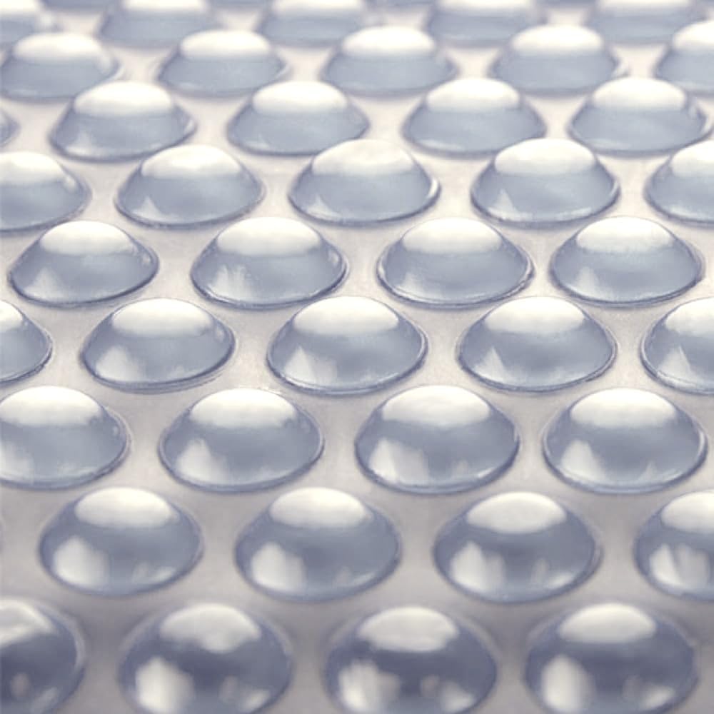 Sun2Solar Clear 18 ft x 36 ft Rectangle Solar Cover | 1600 Series | Heat Retaining Blanket for Rectangular Inground & Above Ground Swimming Pools | Use Sun to Heat Pool | Bubble Heating Blankets