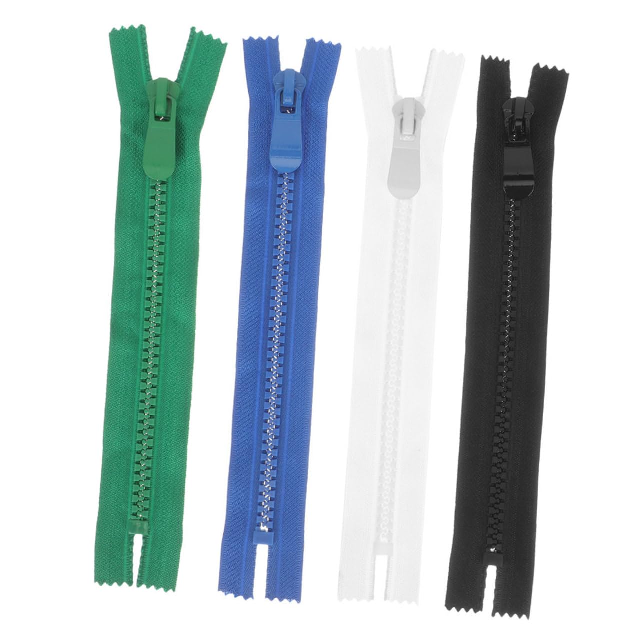 Amazon.com: LALAFINA 4pcs Multi Color Zipper for Clothing Bag