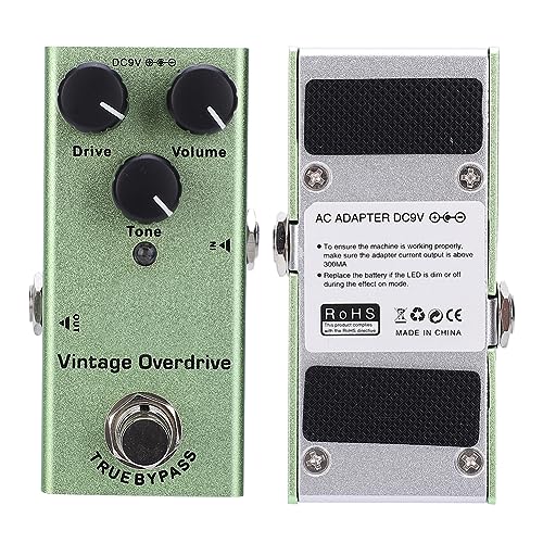 Shipenophy Overdrive Bypass 11 × 6 × 5 Pédale D’effet Guitare Overdrive Vintage Mini Portable True Bypass Alliage D’aluminium Dc 9v Jdf 01 - Les Beatles, Paul McCartney, John Lennon, RIngo Starr, George Harrison Shipenophy Overdrive Bypass 11 × 6 × 5 Pédale D'effet Guitare Overdrive Vintage Mini Portable True Bypass Alliage D'aluminium Dc 9v Jdf 01 – Image 7