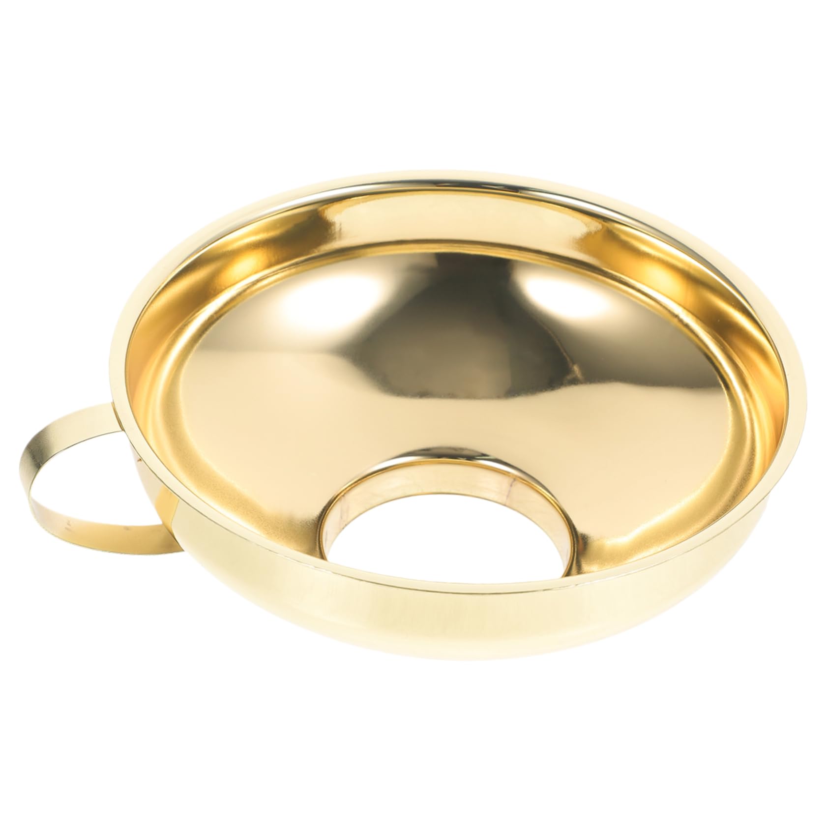 Cabilock 5 Piezas Embudo Herramienta Dosificadora De Liquidos Aparato De Cocina Accesorios y Suministros Para Tarros De Albañil Suministros De Cocina Golden Acero Inoxidable 430