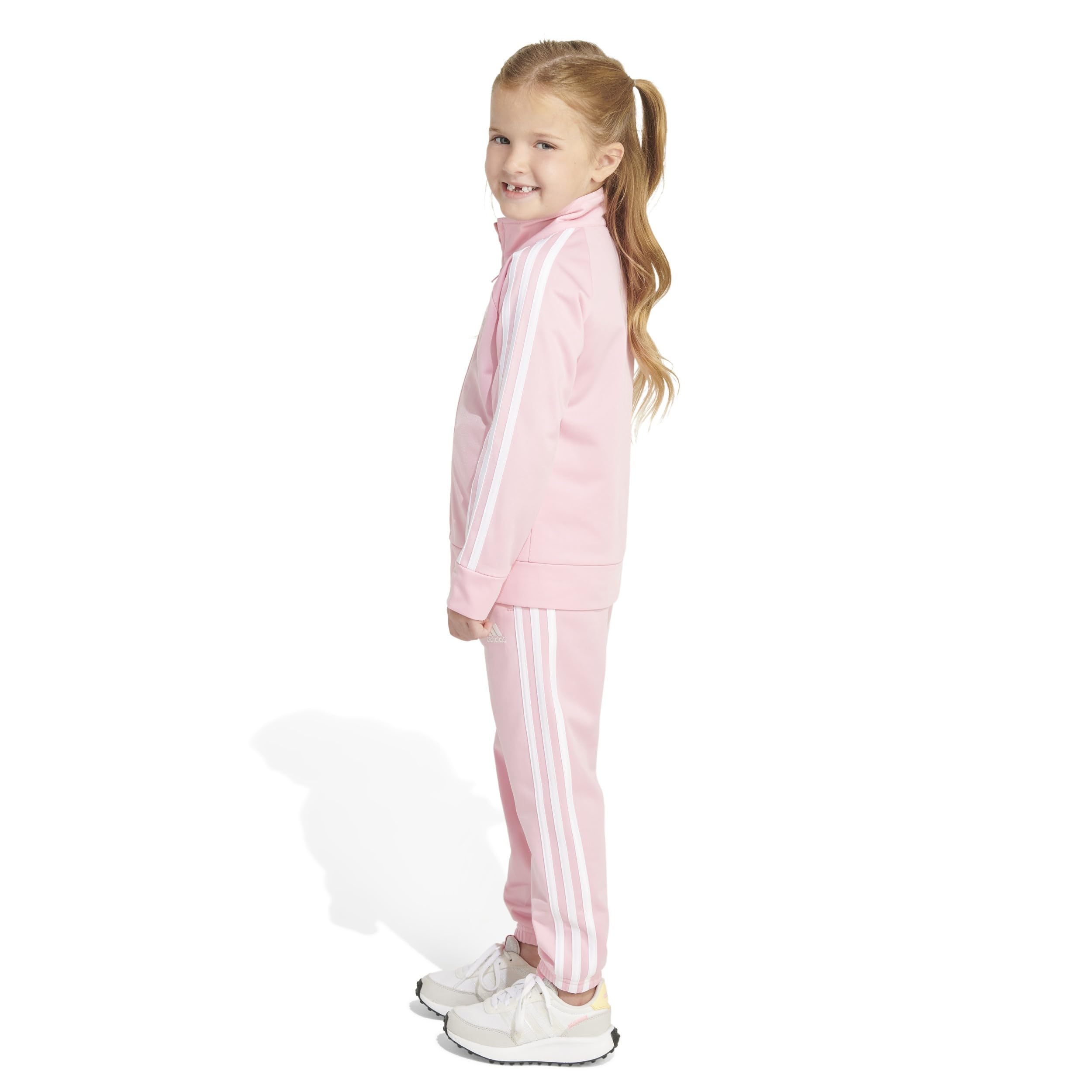adidas Zip Front Classic Tricot Jacket And Joggers Set Juego de rieles de tricot Niñas (Pack de 2)