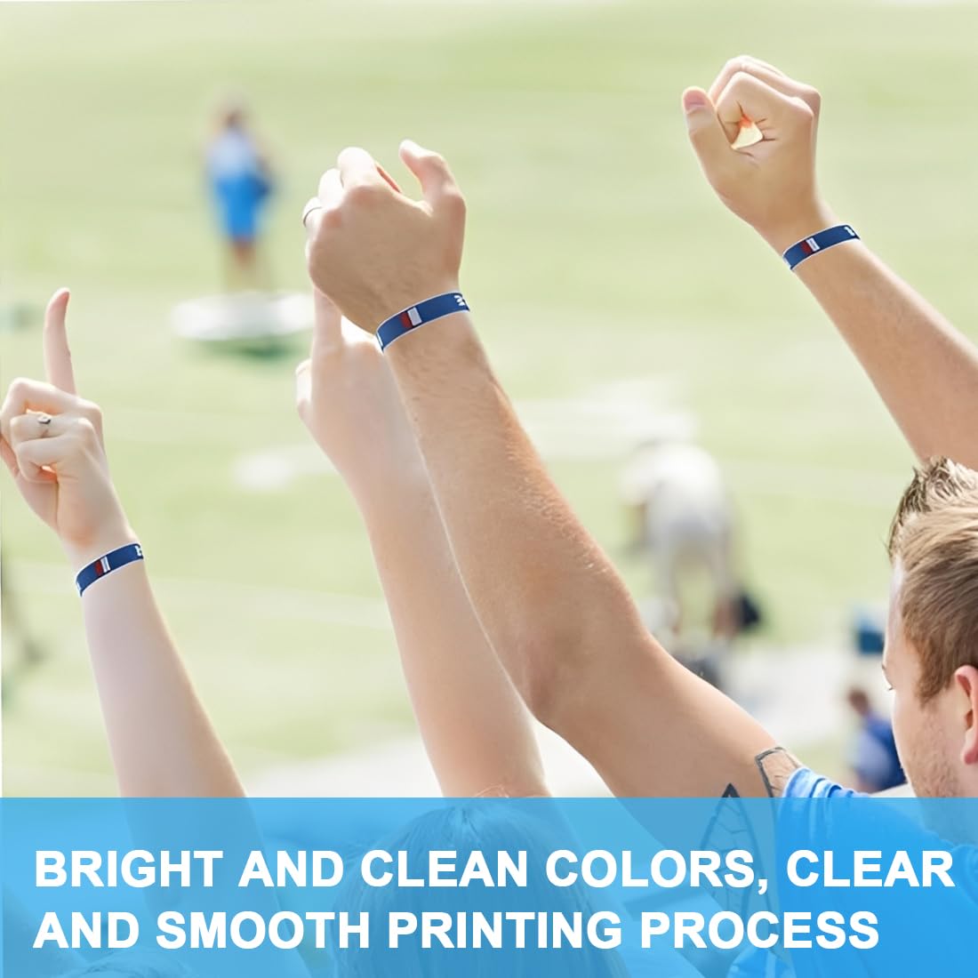 6 Pièces Français Flag Silicone Wristbands Wrist Bands, Bracelet Cadeaux De Fête, Pour Drapeau Français Inspirant Pièce Maîtresse De Chariot Drapeau, Monde Football Chaîne À Main Décorations(B)