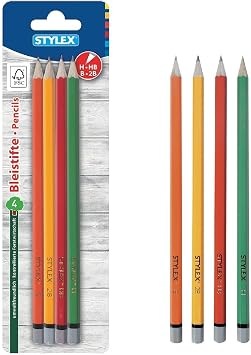 Stylex Pencil Without Eraser Pack of 4