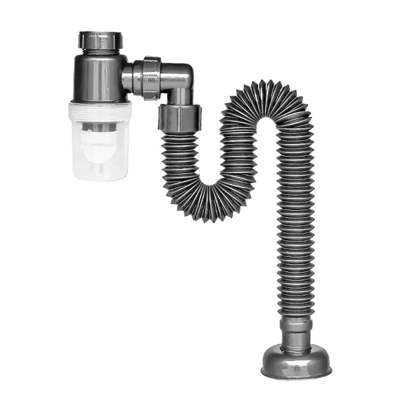 Drain d'évier de cuisine et filtre rétractable flexible pour salle de bain