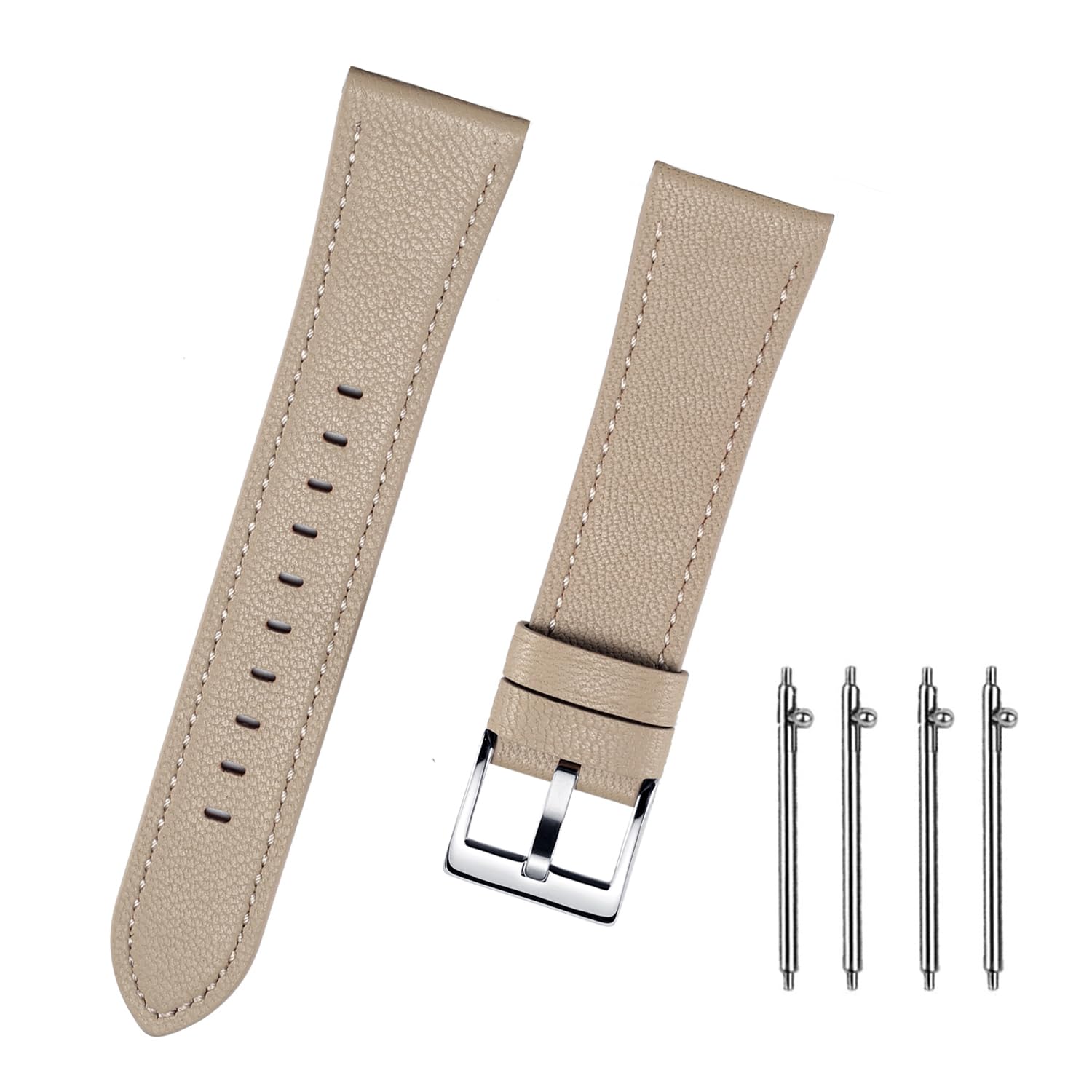 Triblanc Schafsleder Uhrenarmband 20mm 22mm Echtes Leder Arm