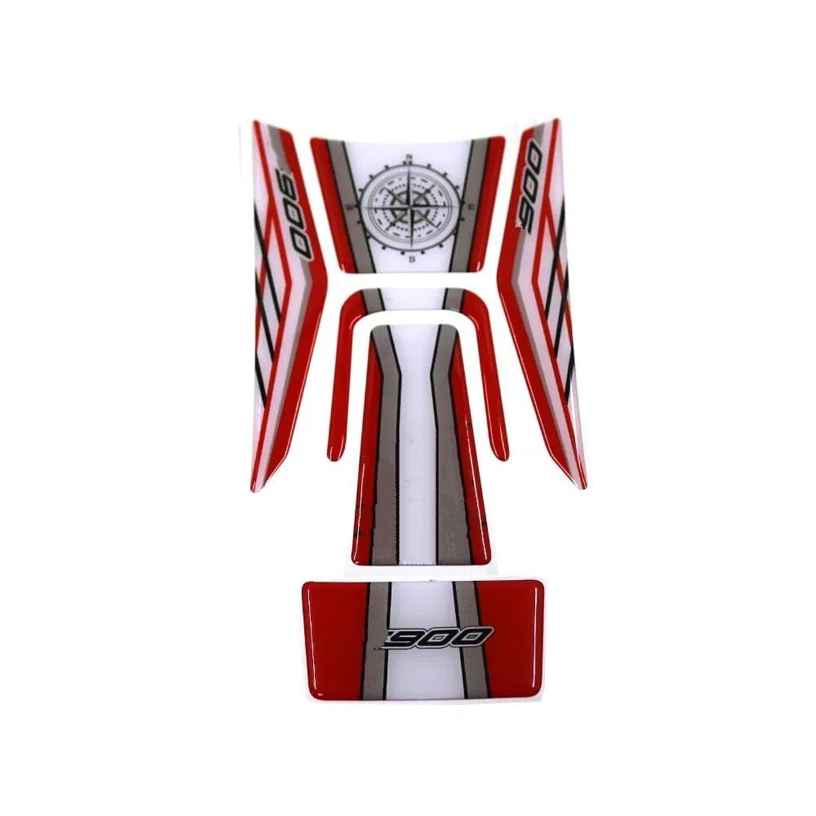 3D Motorcycle Tank Pad Sticker Protection Waterproof for F900XR F900 XR GFVFGNLNNA(1 Piece 1)