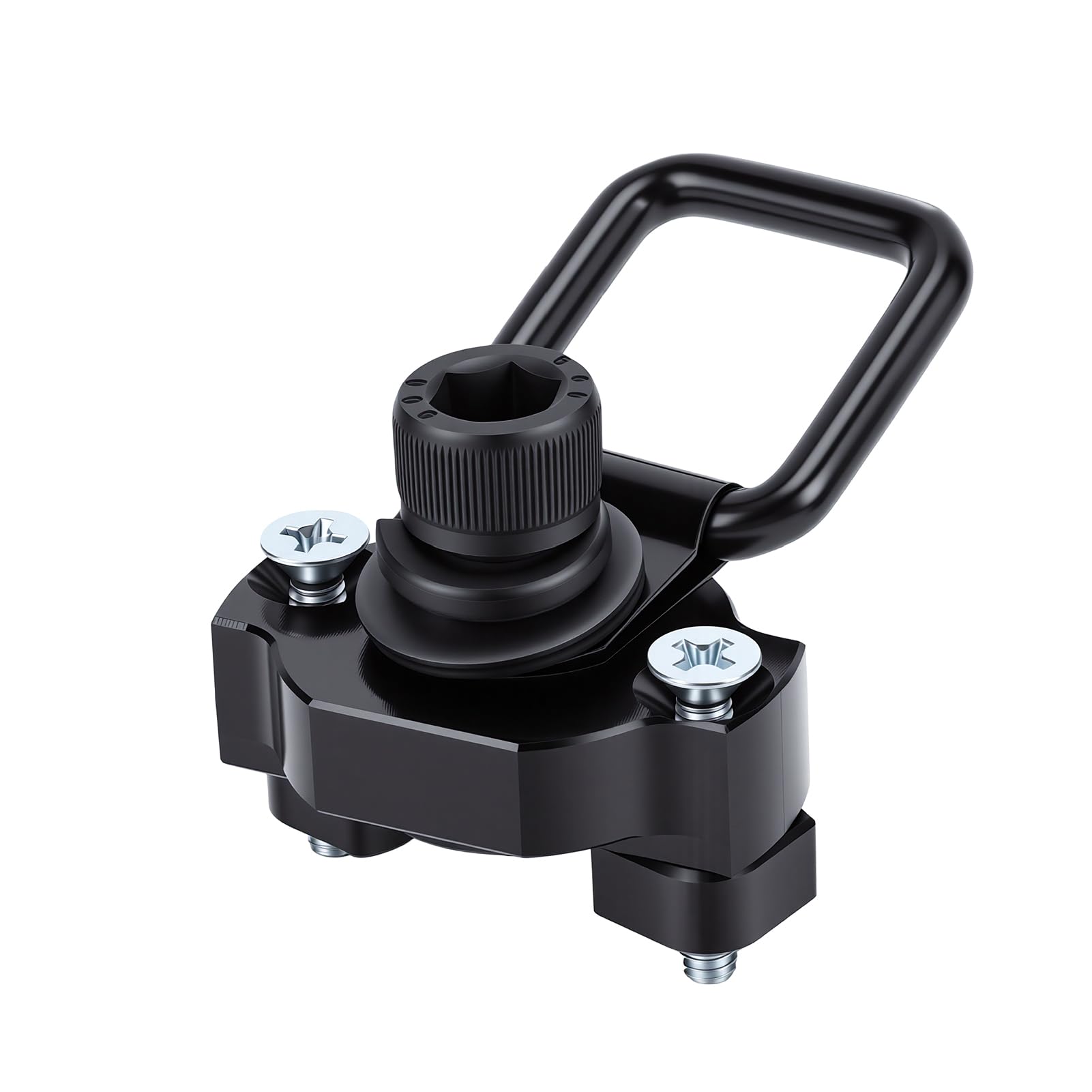 Kotwy do Mocowania ATV UTV, 4 Sztuki, Aluminium 6061 T6, Bez | Zestaw Kotwicy ładunkowej UTV, Aluminium 6061 T6, Bez Konieczności Wiercenia, Mocowanie do Quada, Pasy Mocujące, Transport