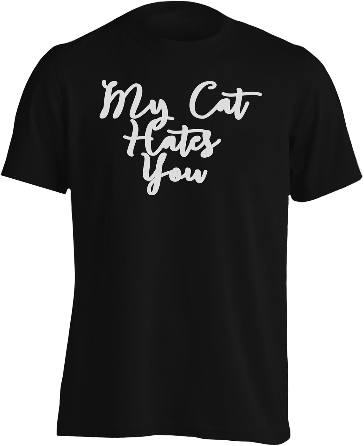 My Cat Hates You Novelty Men's TShirt gg23m Amazon.co.uk Clothing