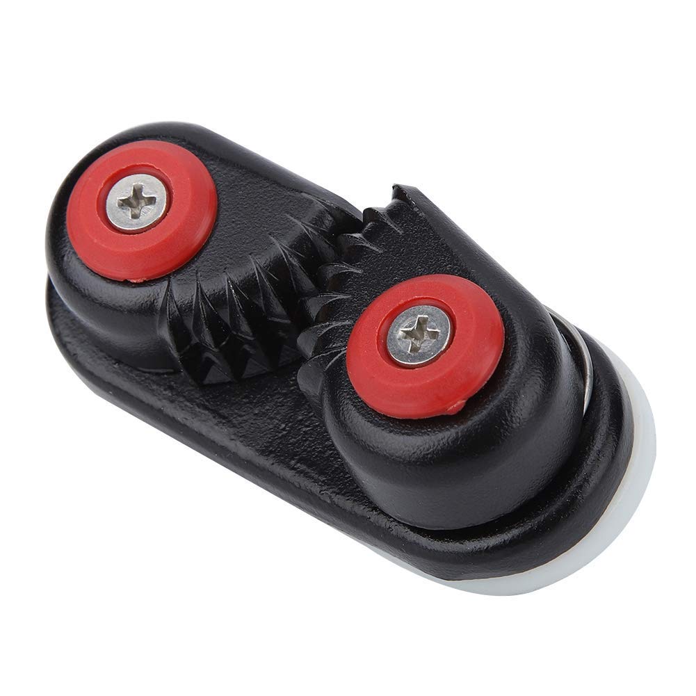 KIMISS Negro Aleación De Aluminio Cuerda Hebilla Titular Anchor Cam Cleat para Kayak Yacht Boot Accesorios