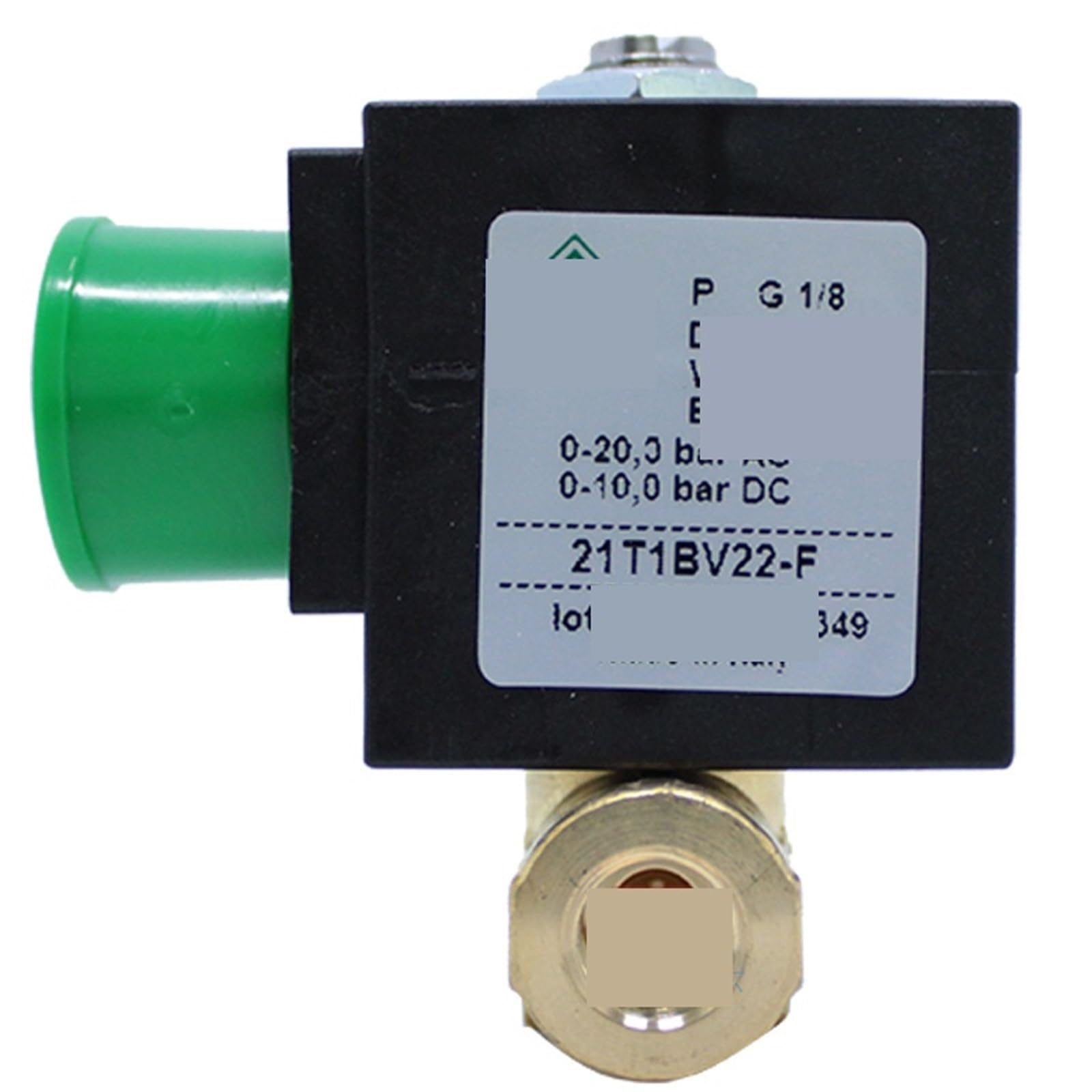 Électrovanne 21t1bv22-f 1/8 vanne d'eau deux voies solénoïde AC220V
