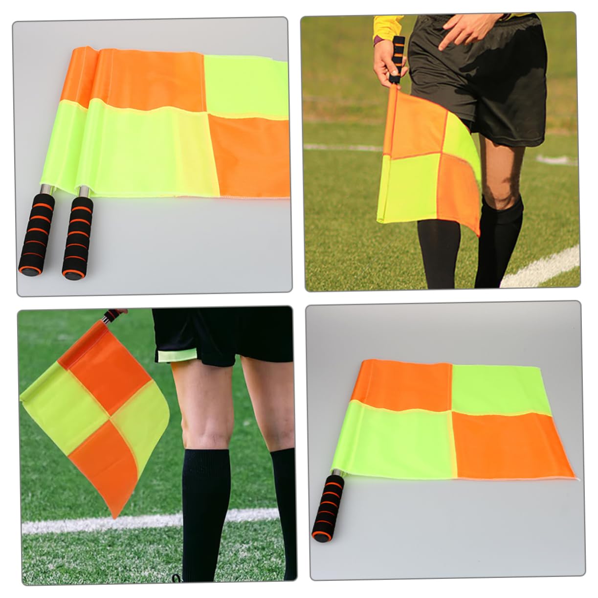 Toddmomy 5 Set Bandiere Da Giudice Sportivo Per Calcio E Attività Facili Da Trasportare E Utilizzare Segnalazione Per Sportivi 2 Pezzi*5