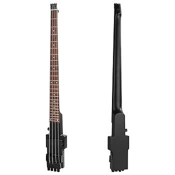 Amazon | Batking トラベル ベース ギター、ヘッドレス