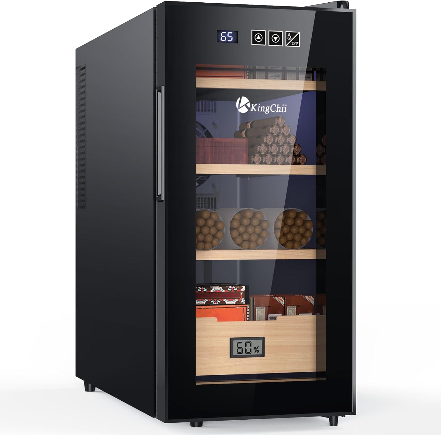 KingChii 26L Electric Cigar Humidor Cooling, Heating Control System