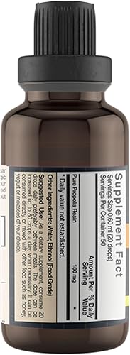 Miniatura 6 de Bee and You - Gotas de extracto líquido de propóleos, 30% de propóleos, ultra puro, suplemento de apoyo inmunológico, dolor de garganta, alivio de