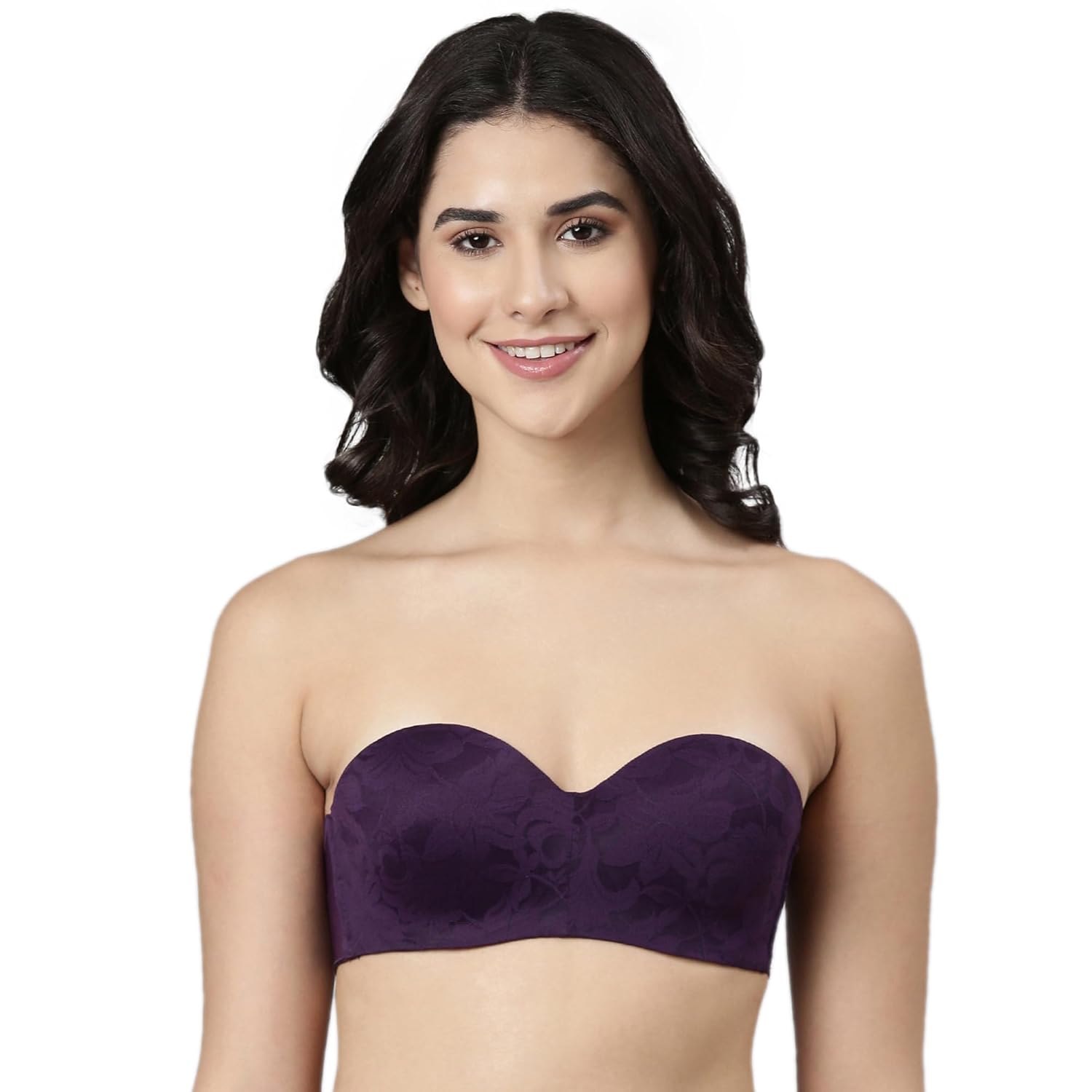 Enamor Women’s Bridal T-Shirt Bra – Full Support, Padded, Wired, Medium Coverage, Detachable Straps for Multiway Styling Enamor Women’s Bridal T-Shirt Bra – Full Support, Padded, Wired, Medium Coverage, Detachable Straps for Multiway Styling
