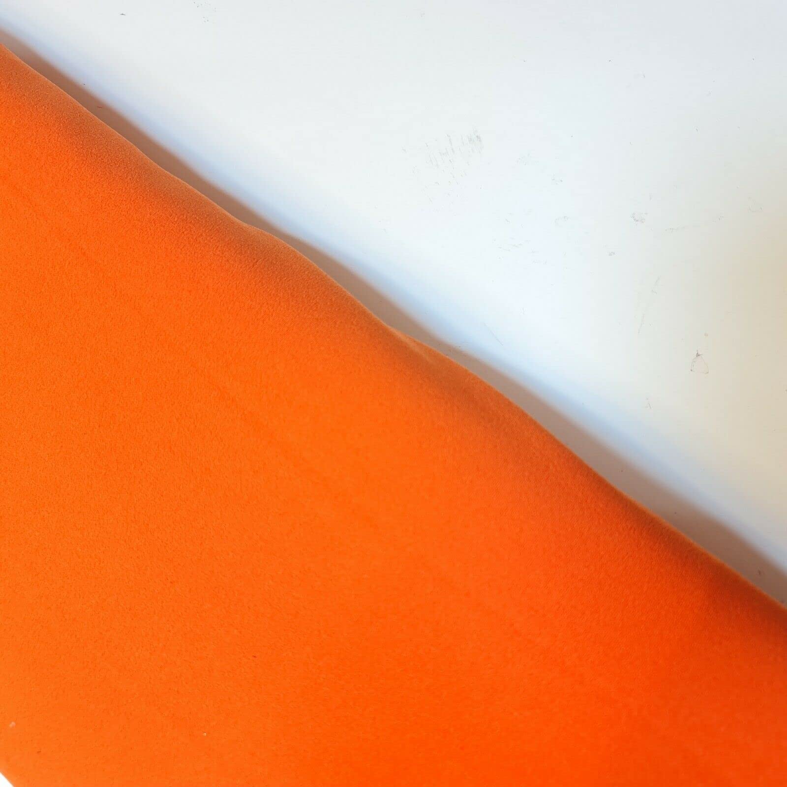 Scuba Crepe Breathable Superior Quality Stretch Wet Suit Dress Fabric 140cm Wide (5 Meter, Orange)