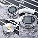 LAOPAO Stopwatch Metal Stopwatch Timer with Backlit 1/100th Second Precision 2 Lap Memory Digital Stop Watch for Coaches
