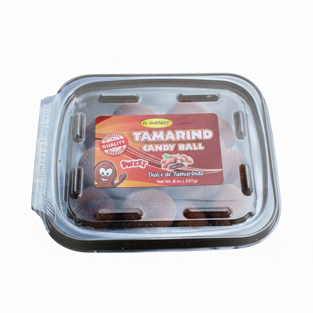 El GustazoTamarind Balls Tamarind 100% Natural. 8 Oz