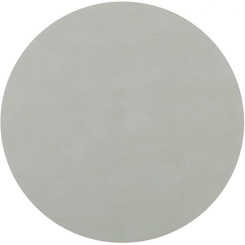 LindDNA Circle L 981890 Place Mat Recycled Leather Nupo Metallic Diameter 40 cm