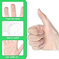 Vista 5 de Honeydak 30 pares de guantes desechables de PVC para caza de ciervos, guantes de limpieza con manoplas largas y cortas