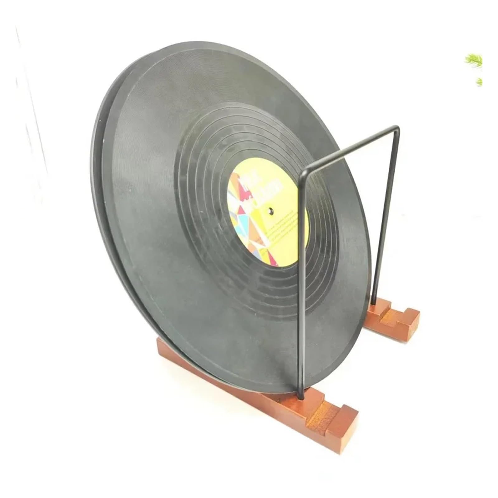 Porta Vinili Supporto for portadischi Portaoggetti da tavolo in vinile in legno, portaoggetti for album per Album
