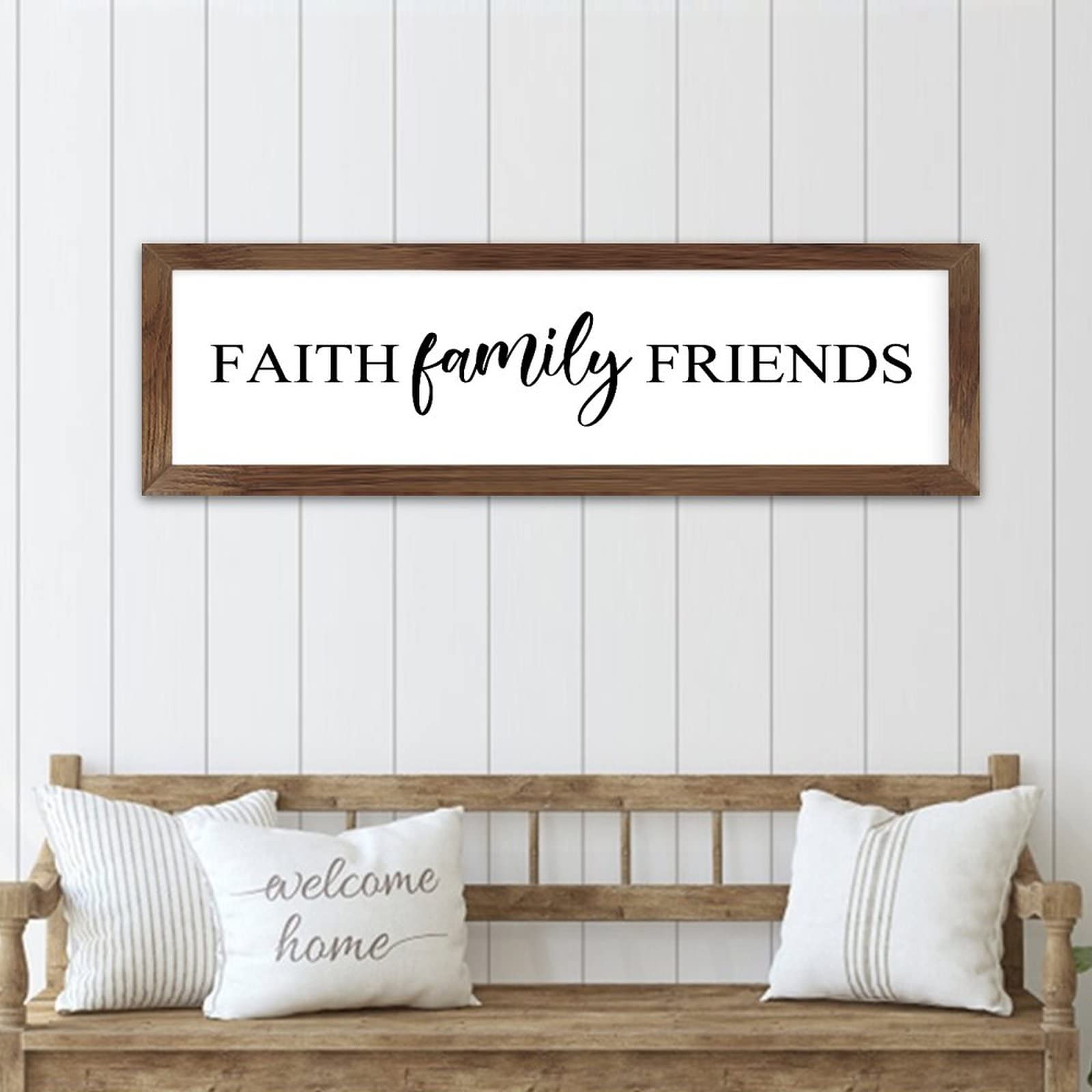 Rustic Home Decor Personalized Wood Welcome Sign - Custom Front Door ...